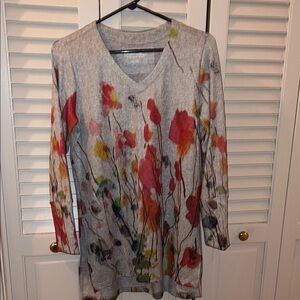 Soft Surroundings Multicolor Floral Dress